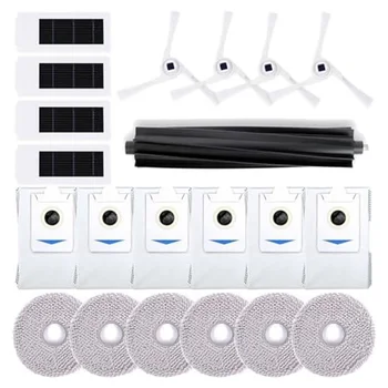 Robô Acessórios De Vácuo, Rolo, Escova Lateral Principal, Filtro Hepa, Mop, Peças De Pano, Ecovacs Deebot X2, Omni, X2 Pro, X2