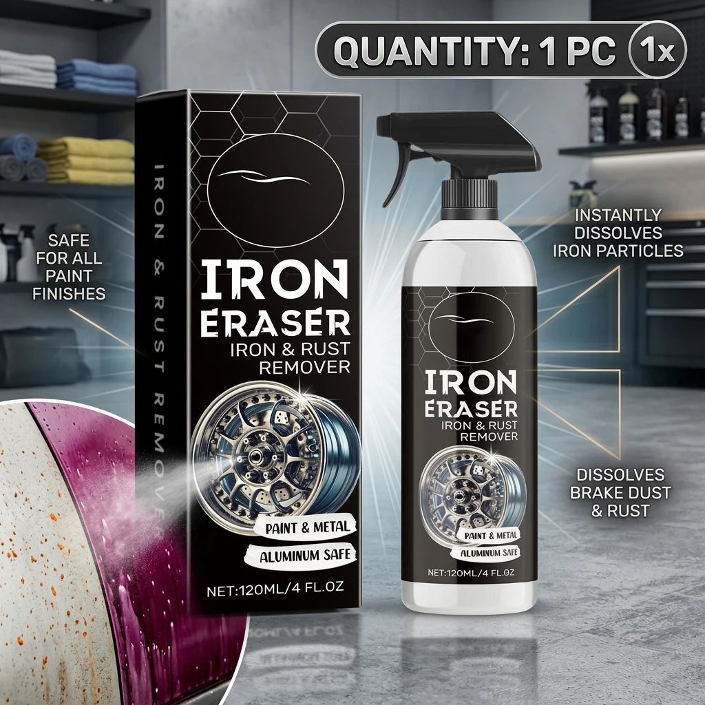 1/2/3Pcs Iron Rust Dust Remover Spray for Automotive Parts