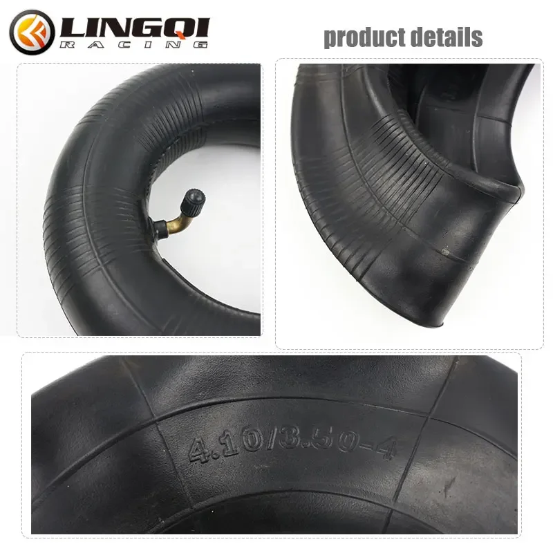 Heavy Duty Mini Dirt Bike 4.10/3.50-4 Inner Tube Front Rear Wheel Tyre For Childrens Motorcycle Motocross Accessories