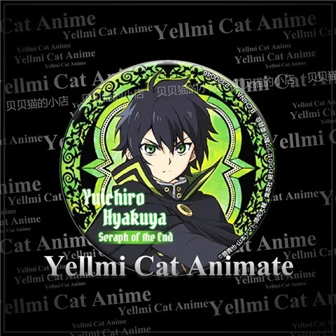 Yuichiro Hyakuya Guren Ichinose Shinoa Hiiragi เครื่องแต่งกาย Badge อะนิเมะอุปกรณ์ต่อพ่วงอุปกรณ์เสริมความแปลกใหม่คอสเพลย์ DIY Props ของเล่นเด็ก