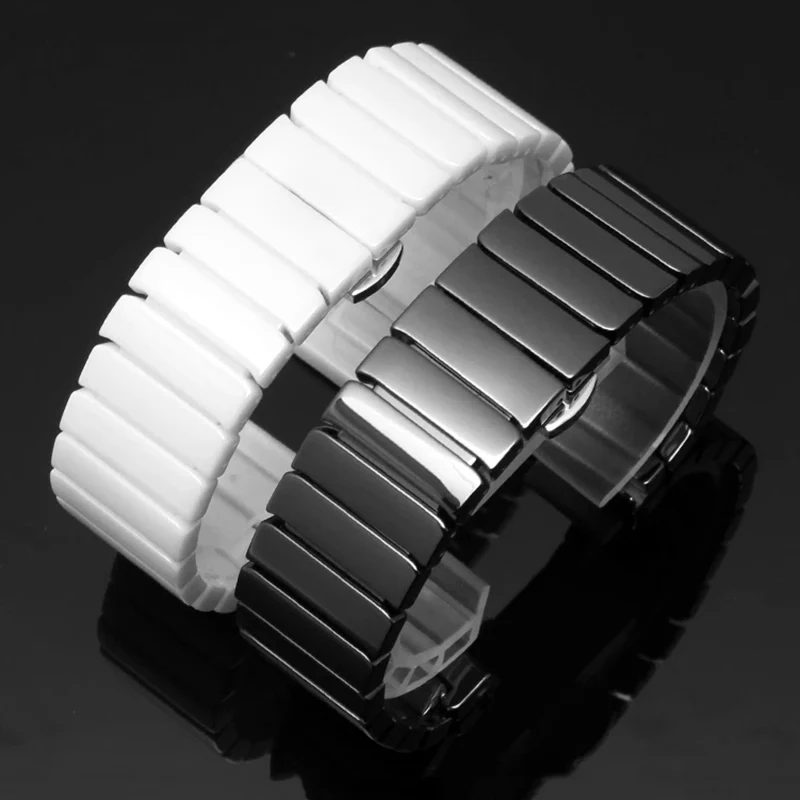 22mm Ceramic Watchband For Xiaomi Watch S4 S3 S2 S1 Bracelet For Xiaomi Watch 2 Pro Strap Mi Watch Color 2 Luxury Ceramics Band