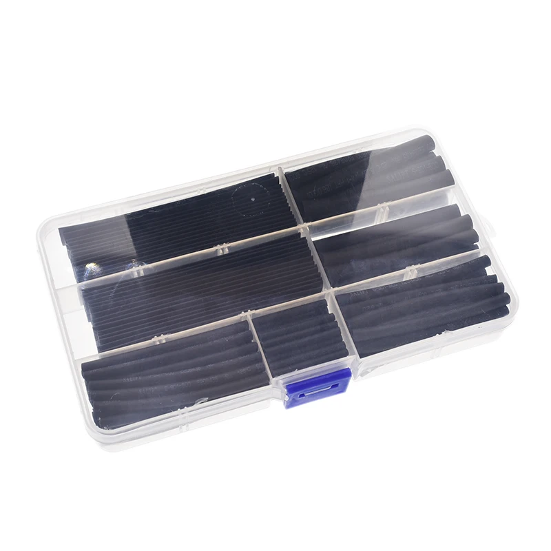 

2mm 3mm 4mm 5mm 6mm 8mm 10mm Heat Shrinkable Tube Tubing Sleeving Wrap Wire Cable Kit