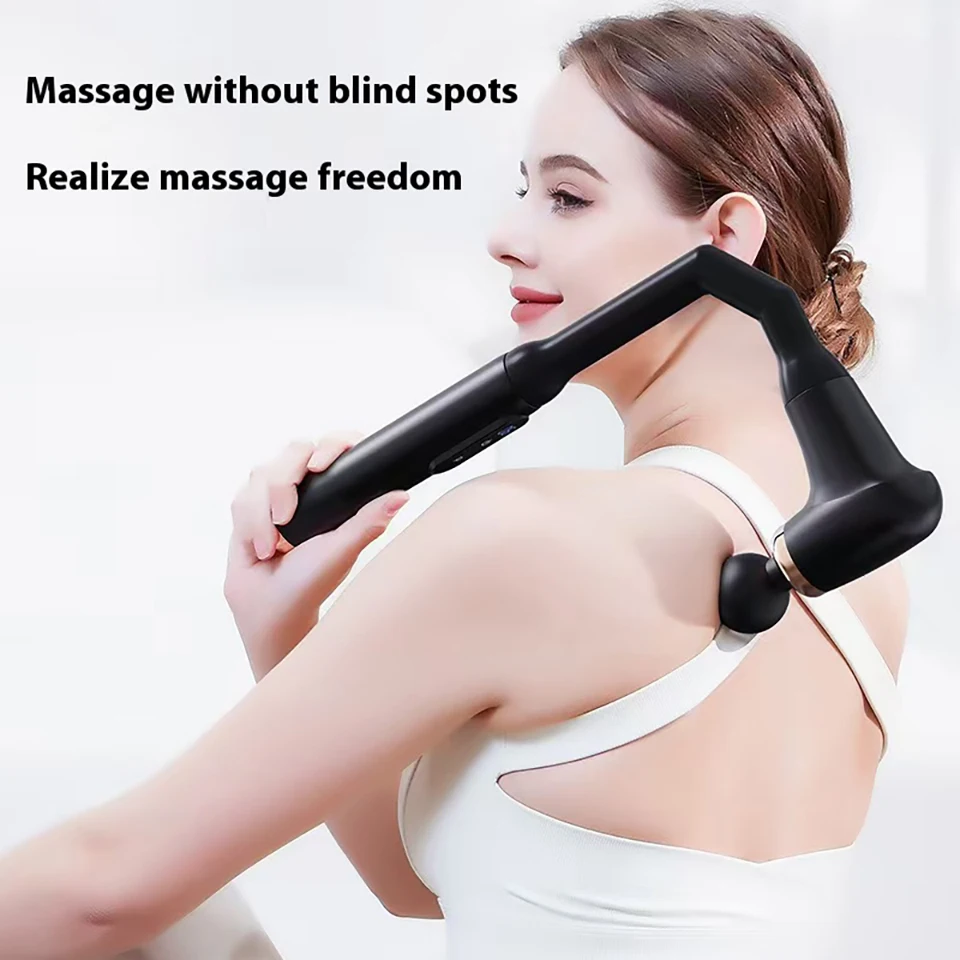 Multi Functional U-Shaped Fascia Gun With 3 Modes And 6 Gears For Professional Shoulder And Neck Muscle Vibration Relaxation