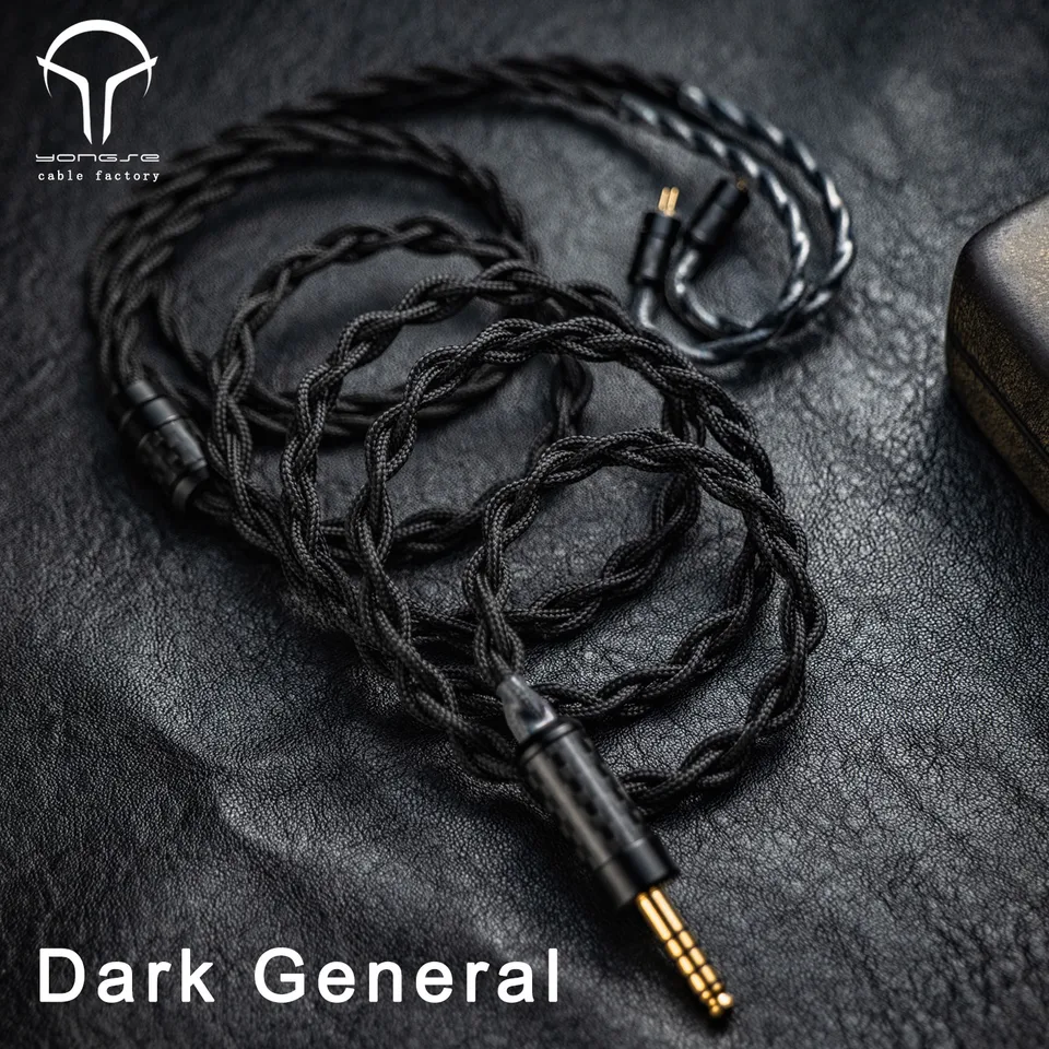 Angeldac x Yongse Dark General 4 Strand 5N Litz Pure Silver HiFi
