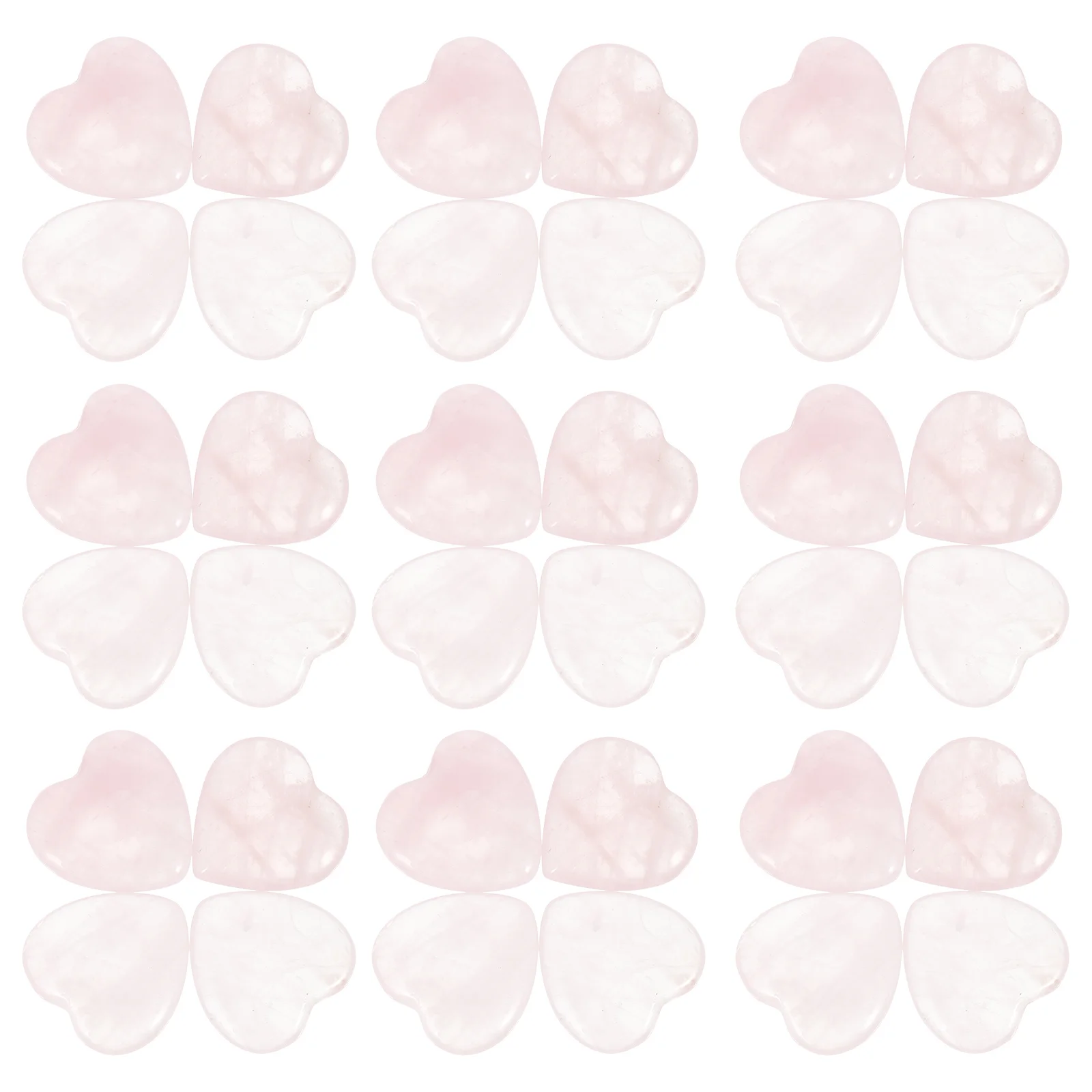 

30Pcs Crystal Aquarium Stones Heart-Shaped Decorative Ornaments Fine Craftsmanship for Beautiful Fish Tank Landscaping