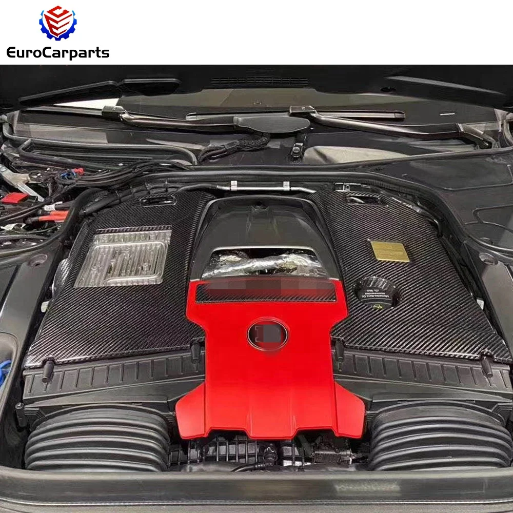 Tampa do motor de fibra de carbono seca do carro, capô tipo substituição, estilo BA para 2019 ano acima, classe G W463A, W464, G63