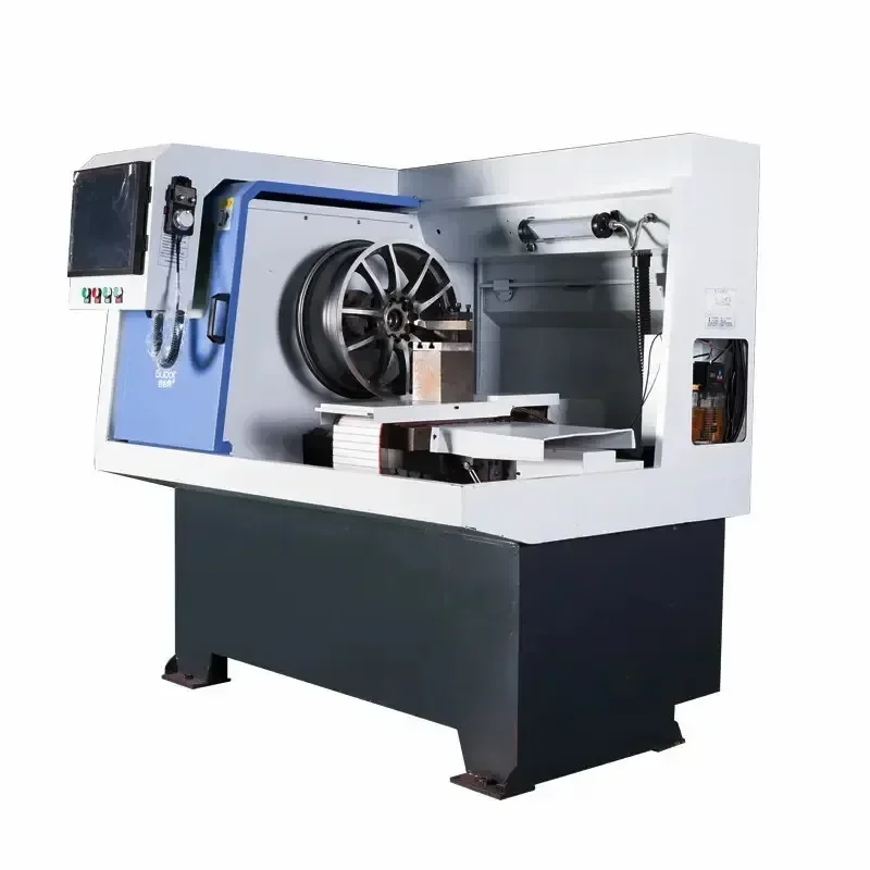 

Fully automatic car wheel hub drawing machine, aluminum alloy steel ring, tire bell drawing, refurbishment and repair machine