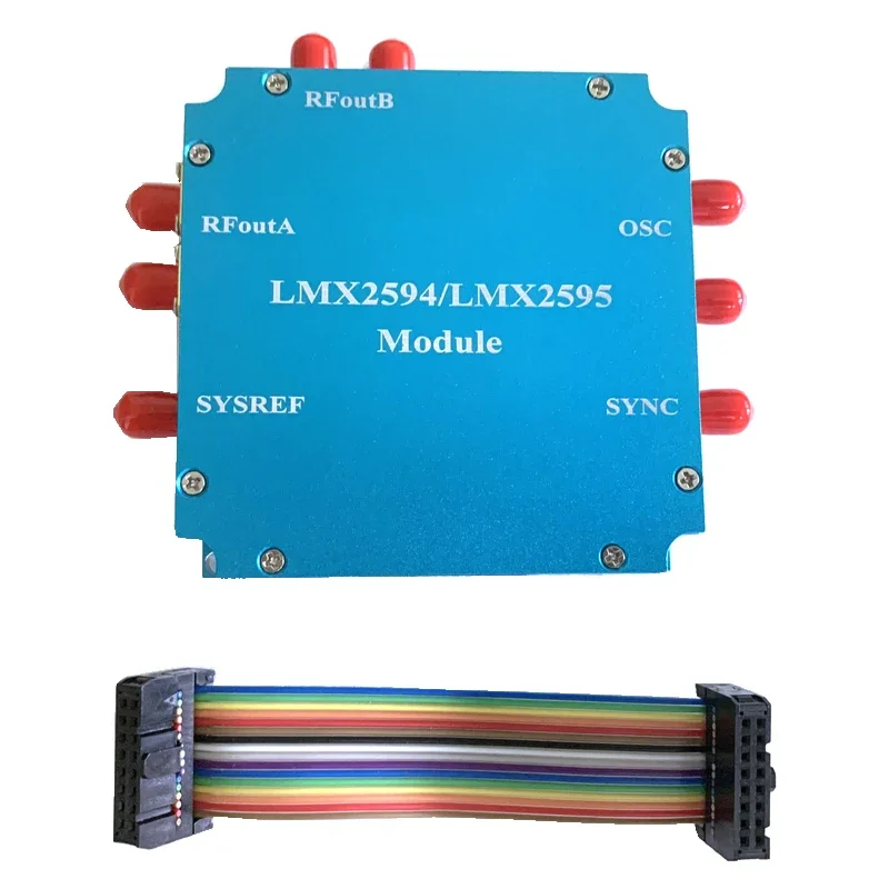 for LMX2595 LMX2594 Frequency Synthesizer Development Board Phase Locked Loop 10M-20GHz High Frequency Microwave Signal Source