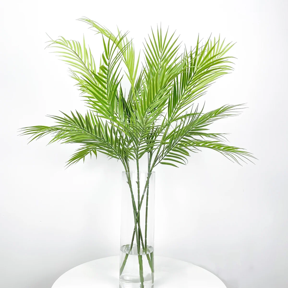 94cm 5 Forks Large Artificial Palm Tree Fake Plants Tropical Plastic Palm Leaves Big Tree Branches For Home Garden Outdoor Decor