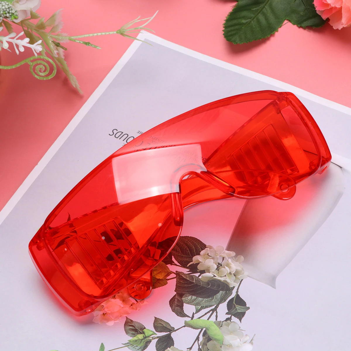 

Windproof Goggles Protective Eye Gear Colorful Shutters Anti Fog Red Dustproof Glasses Outdoor Premium Material Long Durability