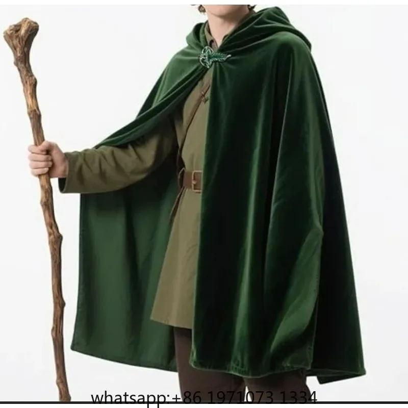 Magic Anime Bilbo Baggins Cloak Cape cosplay Costume Halloween Christmas Hobbit Baggins cosplay Disguise Performance Wear