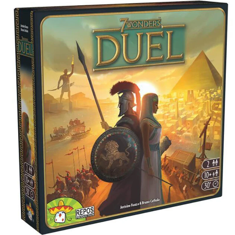 All English 7 Wonders duel Version Board Games Fans Friend Party Strategy Cards Games Collection Toys Gifts for Adults