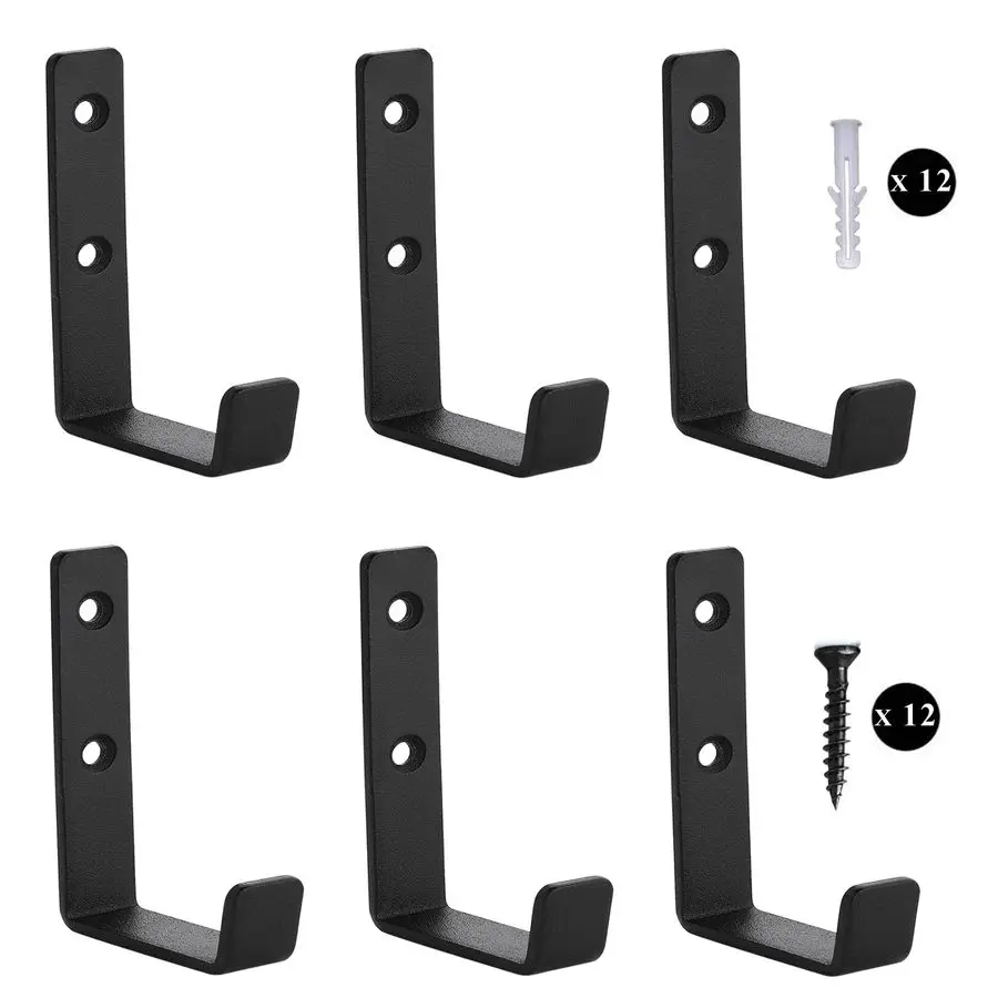 

Крючки Сверхмощный сверхтолстый винт из чистого металла Установка с двойным отверстием Более прочный крючок Вешалка для ключей Вешалка для халата Гачки для песка Bl