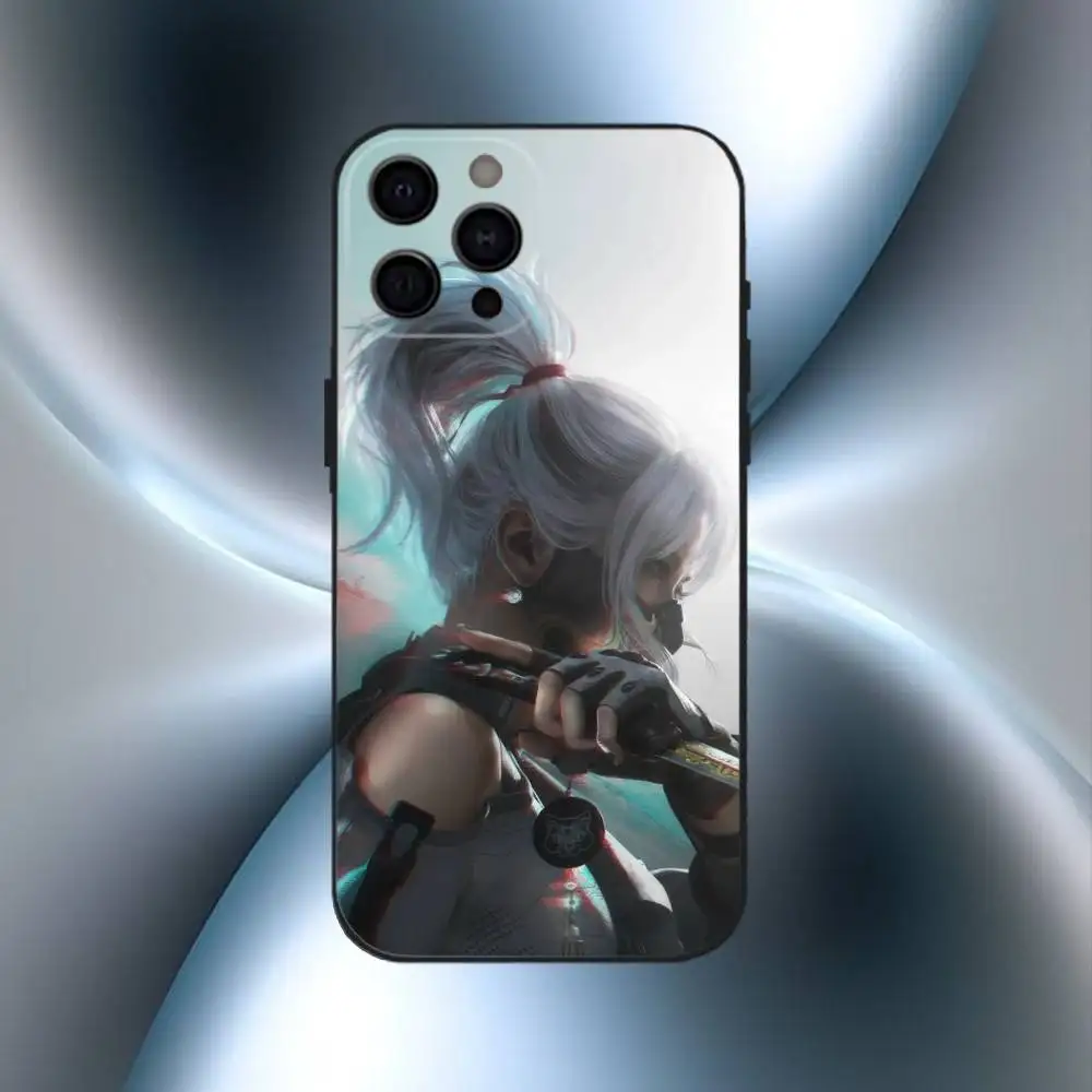 حافظة هاتف Delta Force لهاتف iPhone17,16,15,14,13,12,11 Plus، Pro Max غطاء أسود ناعم