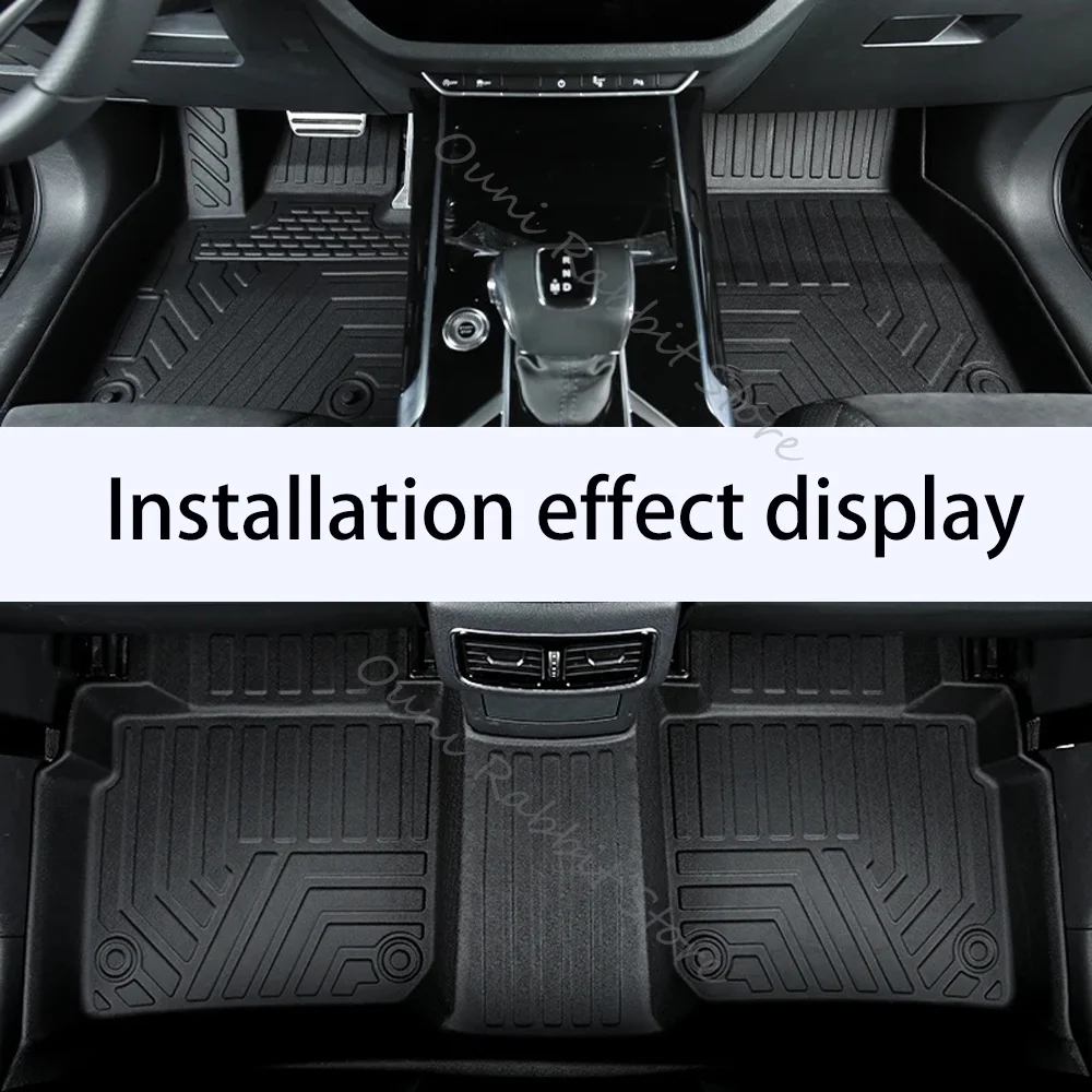 For Mazda CX-6e EZ-60 J90K 2025~2027 2026 LHD Car TPE Floor Mats Scratch Resistant Carpets Pad Protection Interior Accessories