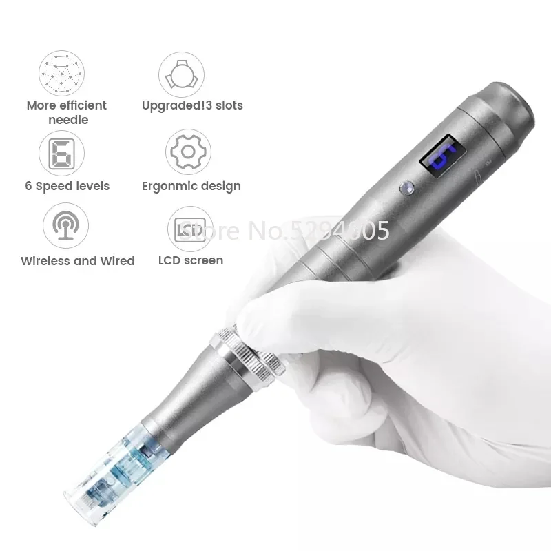 Dr.pen Ultima M8 Professional Microneedling Pen Microneedle Derma Auto Pen Mesotherapy Skin Care Tool with 20pcs Cartridges