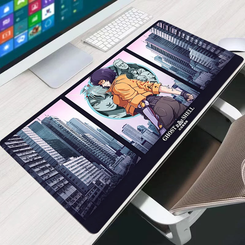 Cool Anime Mouse Pad Large Extended Mousepad Non Slip Gamer Desk Mat G-Ghost in the Shell Gaming Mouse Mat Smooth Surface Carpet view 4
