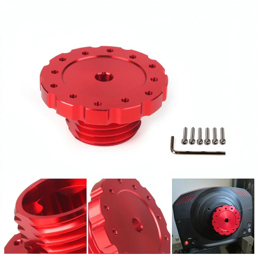 Racing Simulator Steering Wheel Hub Adapter For Thrustmaster TX T300 T500 Replacement Parts Aluminum Alloy Gaming Accessory