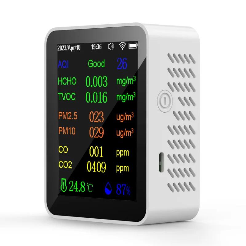 

WiFi Carbon Dioxide Concentration Meter Suitable For Monitoring Indoor Air Quality CO2 In School Cafeterias CO2 Detector