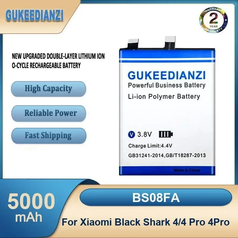 

BS08FA 5000 мАч аккумулятор для мобильного телефона большой емкости для Xiaomi Black Shark 4/4 Pro 4Pro
