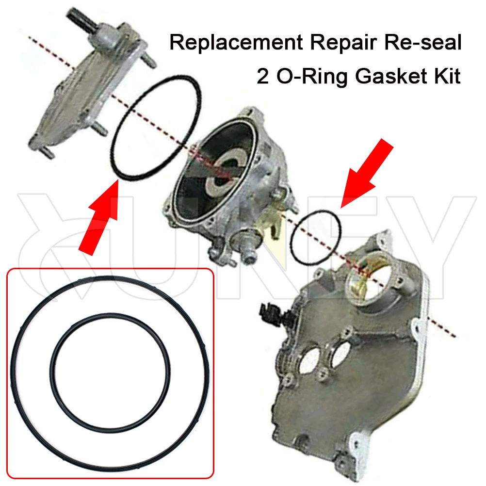 2X Rubber Brake Vacuum Pump Seal Gasket Kit For BMW V8 E46 E65 E66 E53 E70 E60 E82 E84 E90 E93 745i 545i 645i X1 X5 11668626471