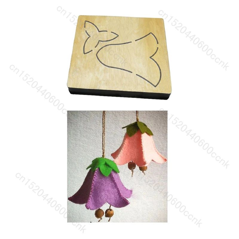 

Wooden Christmas Bell Cutting Dies for Scrapbooking, Multiple Sizes, V-4060, New