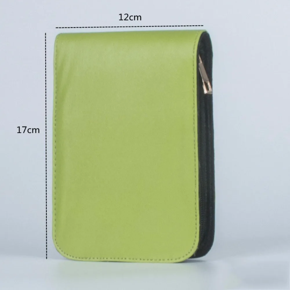 Pen Container Bag Large Capacity Fountain Pencil Case PU Leather Zipper Dustproof Multifunctional Writing Holder Supplies view 6