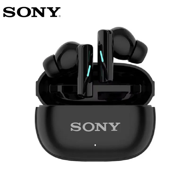 Sony Echte draadloze Bluetooth-oortelefoons en hoofdtelefoons In-ear oordopjes Waterdichte Fitness Motion Muziek Headset Flip Cover Oortelefoon