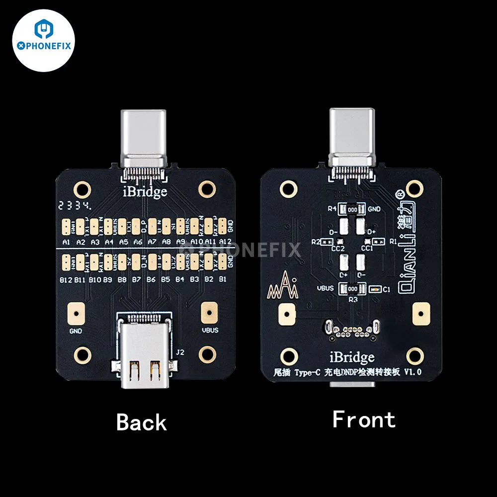 Imagem -04 - Qianli-ibridge Cauda Plug Carregamento tipo c Detecção Dndp Placa Epitaxial Análise de Falhas e Captura de Dados Testador de Plugue tipo c