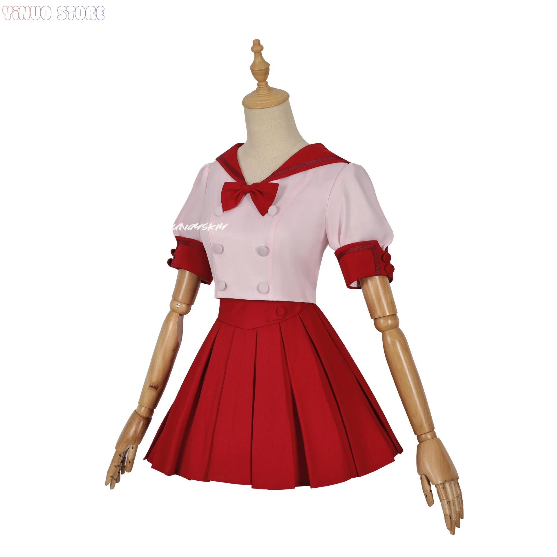 حورية البحر أنيمي ميلودي تأثيري لوسيا نانامي هانون هوشو JK أزياء المدرسة لوليتا فتاة الوردي فساتين حريمي لعب الأدوار الزي