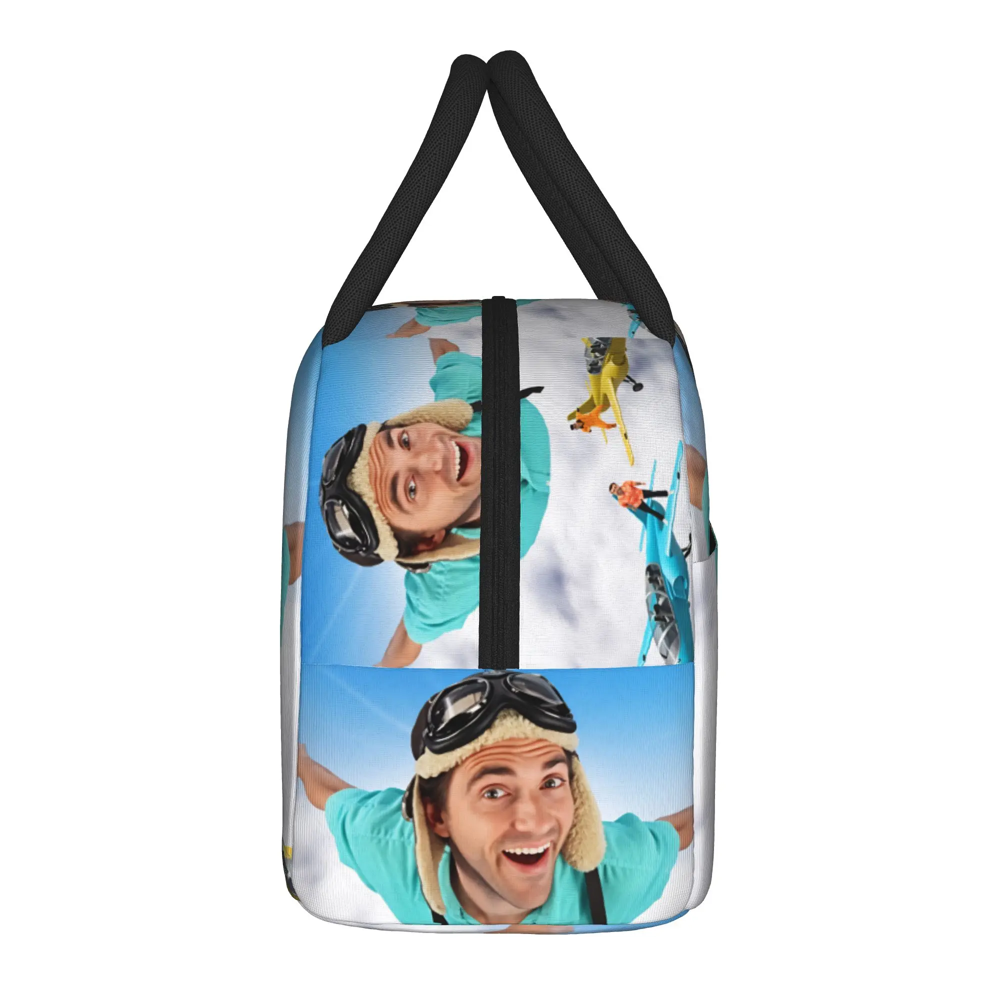 Danny Go Animated Programs Lunch Bag  Leisure Lunch Box School Portable Thermal Lunch Bags For Women Waterproof Print Cooler Bag