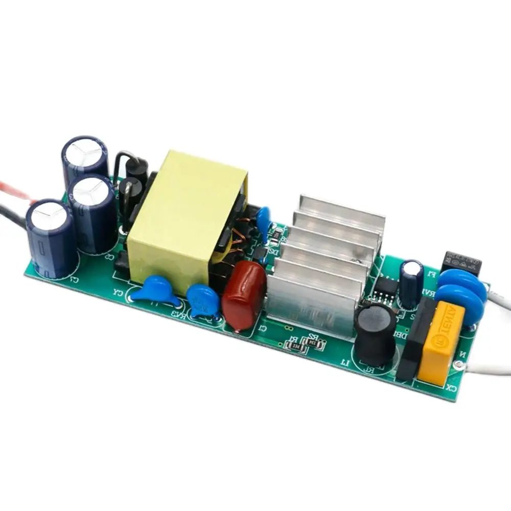 

50W LED driver DC24-46V 1500mA Power Supply Constant current control Lighting transformer board with heat sink aluminum sheet