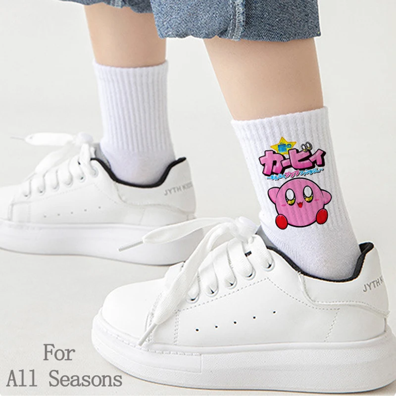 Women'S Ankle Accessories - Stoking Kartun Kirby Kaus Kaki Panjang