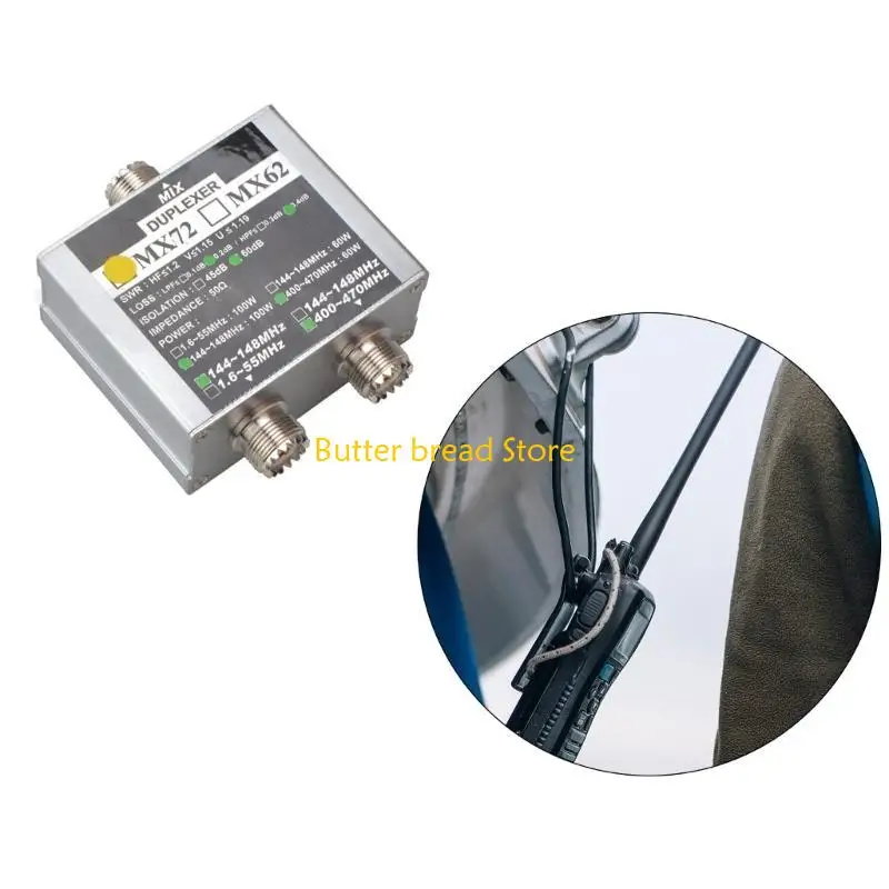 W89C Walkie Talkie Ham VHF UHF Combinador antena radio vías 60-100W Duplexer lineal