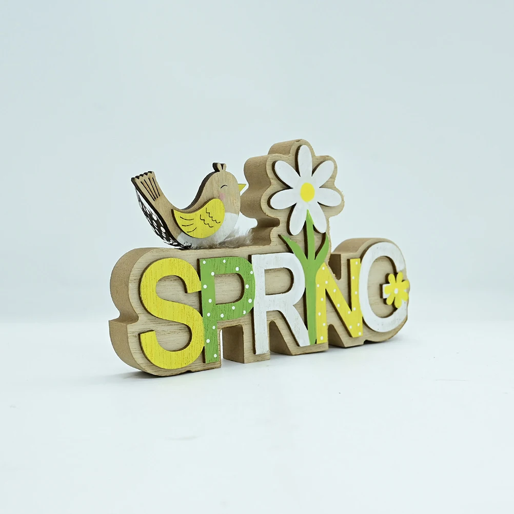 

Wooden Flower Table Decor Easter Signs Desktop Easter Spring Desk Decorations Home Decor Signs Home Accessories