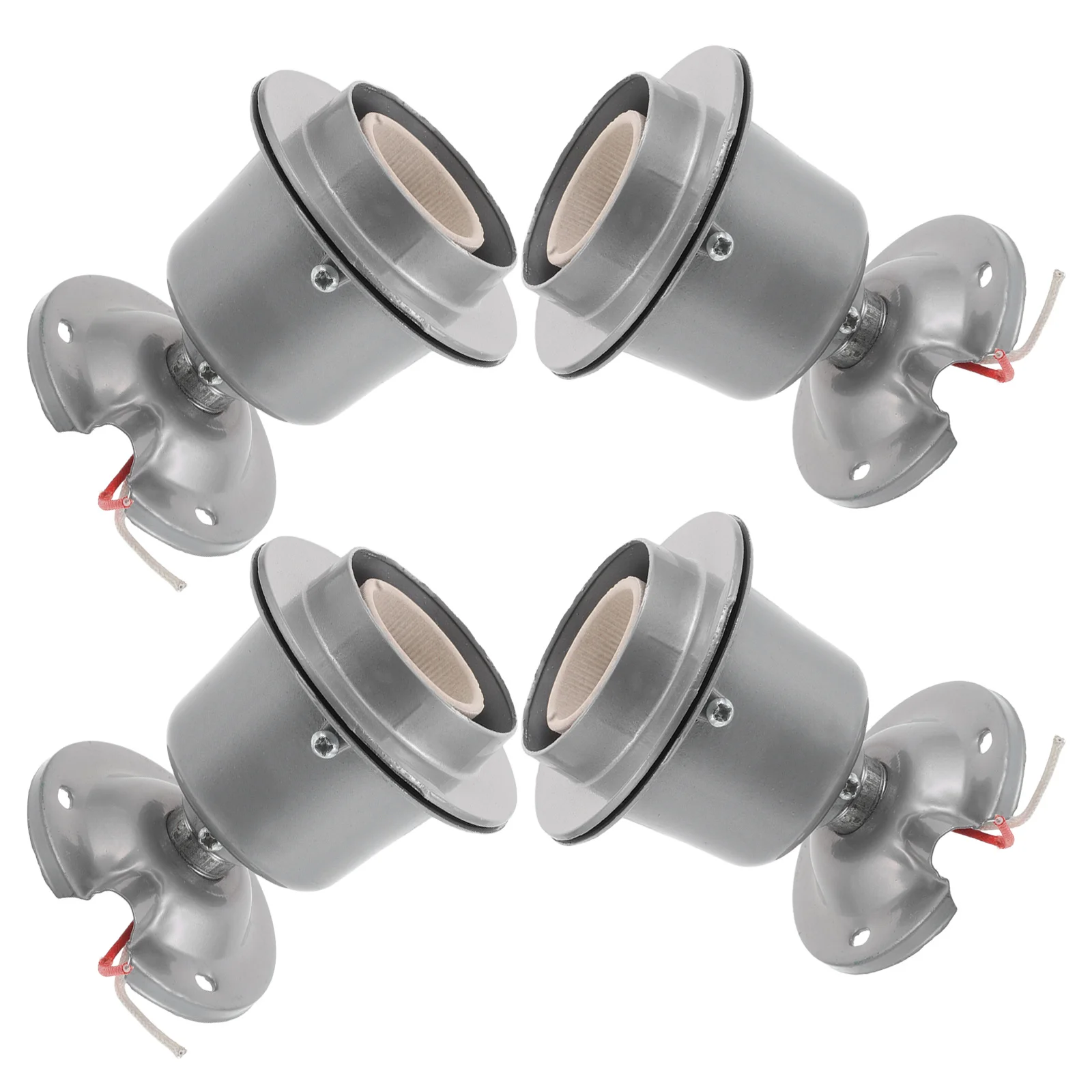 

4Pcs Industrial Vintage Lamp Socket E27 Pendant Lampholder for Home Office Decorative Ceiling Light Fitting Replacement Parts