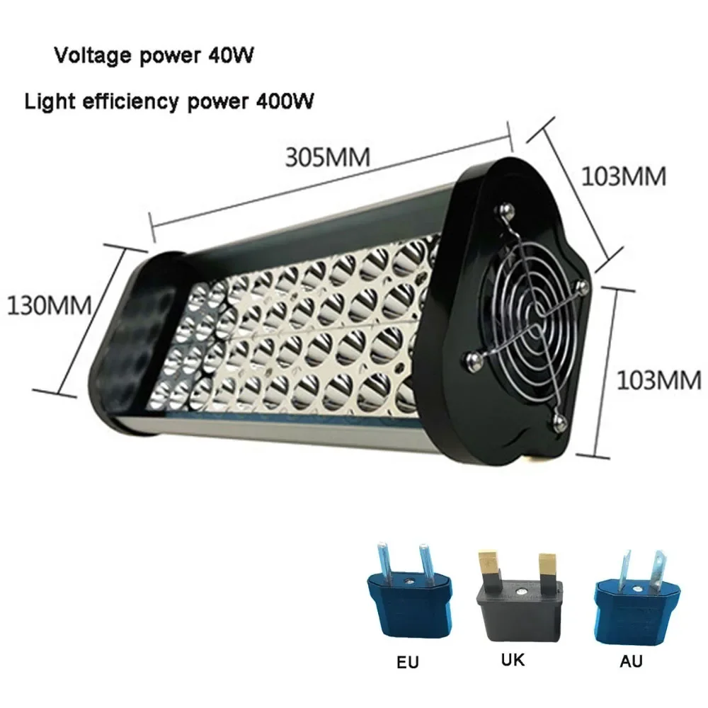 400W Portable UV Curing Lamp Portable UV Lamp UV Adhesive Shadowless Adhesive Printing Lamp Ink Exposure Fluorescence Detection