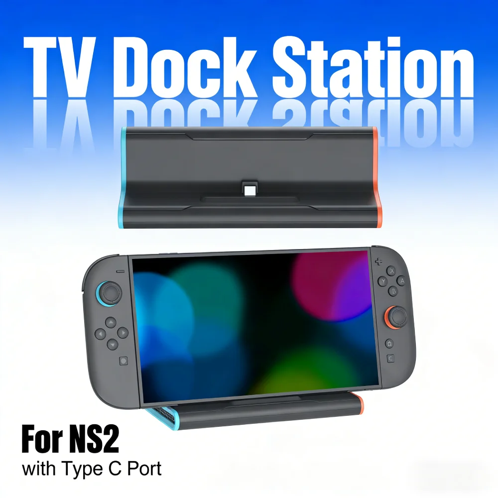 

Док-станция для NS2 TV с портом Type-C, подставка для зарядки игровой консоли, адаптер для быстрой зарядки HD, аксессуары для гейминга