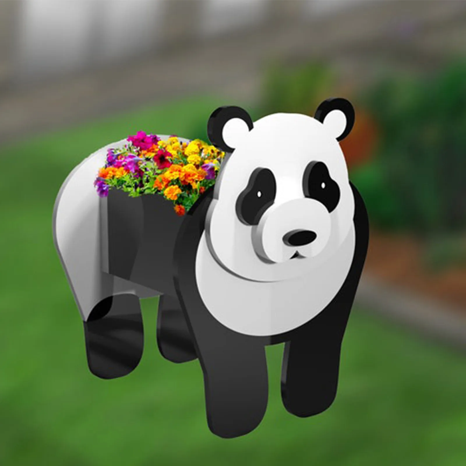 1pc Unique Pet Flowerpot Planting Flowerpot (Panda)