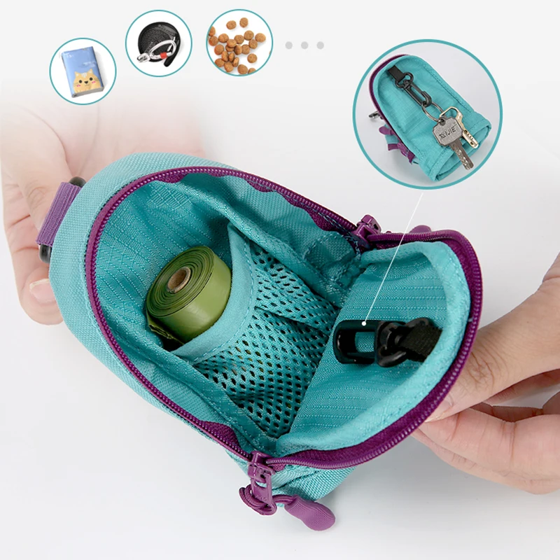 Truelove Pet Multi-functional Poop Bag Holder for Leash Pet Dog Treat Bag Training Pouch Side Bag Dispenser Waist Pouch TLB2011