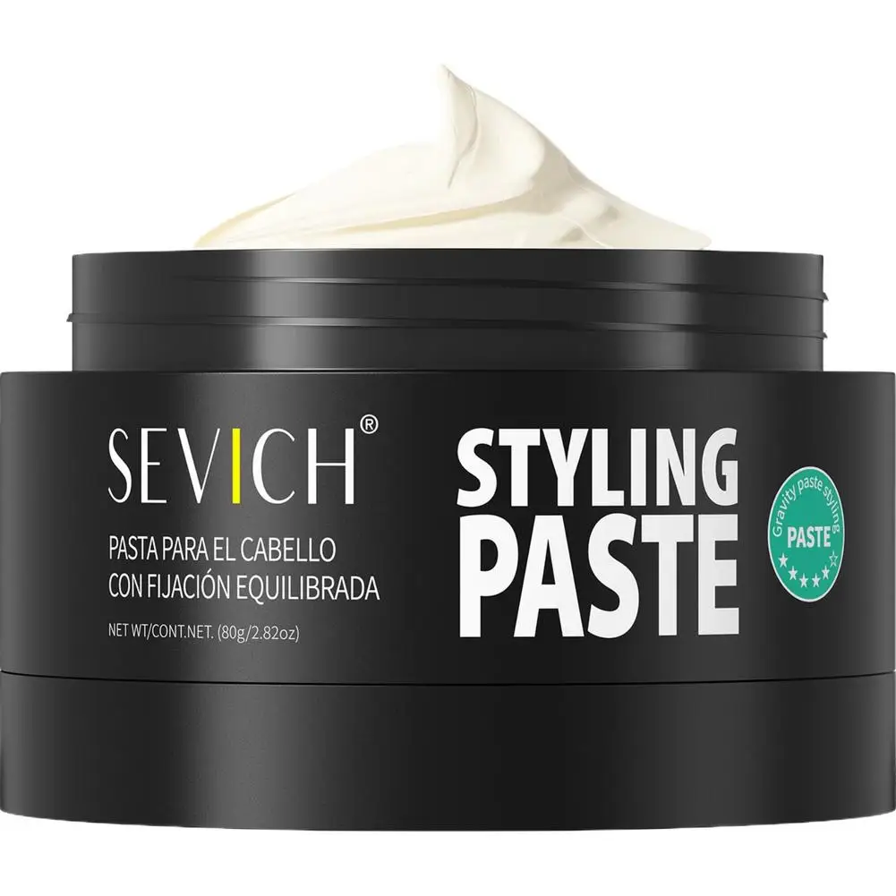 

Men's Hair Styling Wax Long Lasting Fixing Cream Non Hair Salon Greasy Hair Clay Texture Wax Professional Fluffy Refreshing U5N6
