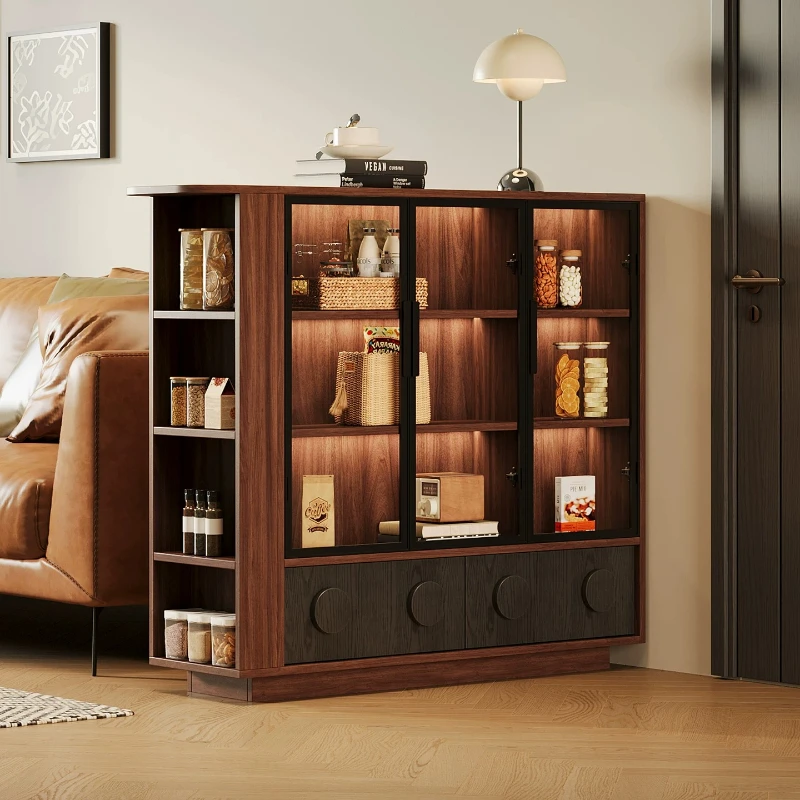 LMM living room wall-side cabinet for small home-use floor-standing cabinets