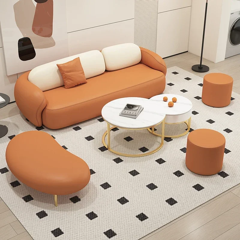 

Дизайнерские напольные диваны, диван, кресло, кожаные скандинавские ленивые милые диваны, акцентные игровые конференц-столы, мебель Divano Lounge Suite