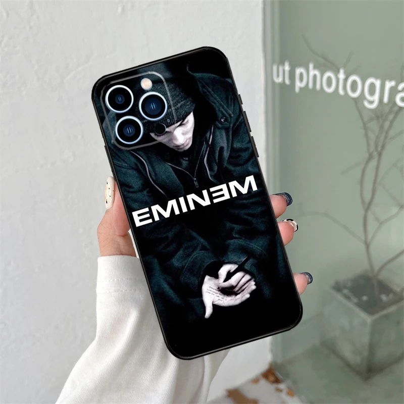 Hip Hop Rapper Eminem Rap Case For iPhone 16 15 14 Pro Max 11 Pro Max 12 13  Mini X XR XS Max Plus Phone Cover - AliExpress 202192403