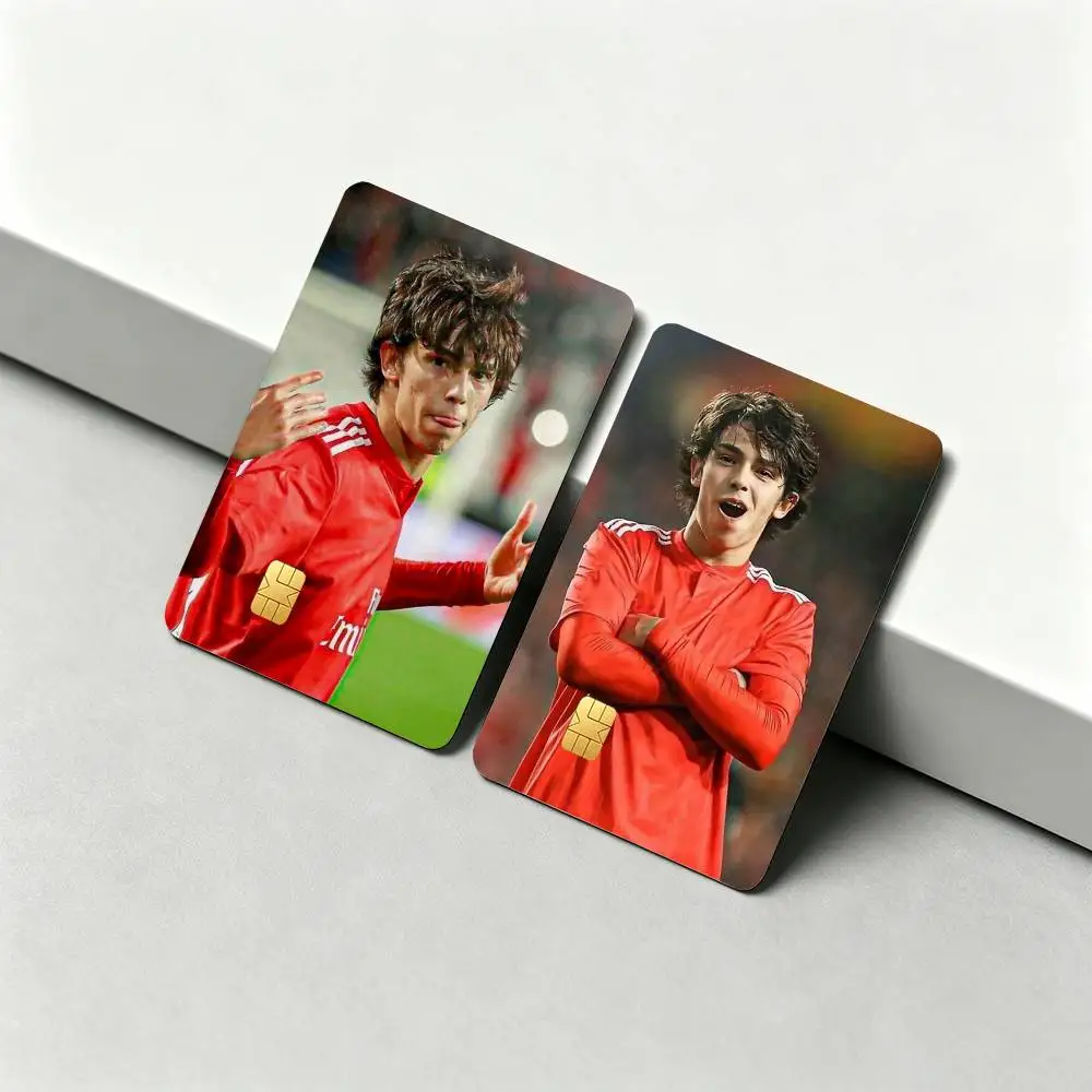 Cool J-Joao F-Felix 1Set 4Pcs Card Skin Stickers, Waterproof Decorative Film for Credit Debit Bank Bus IC Cards