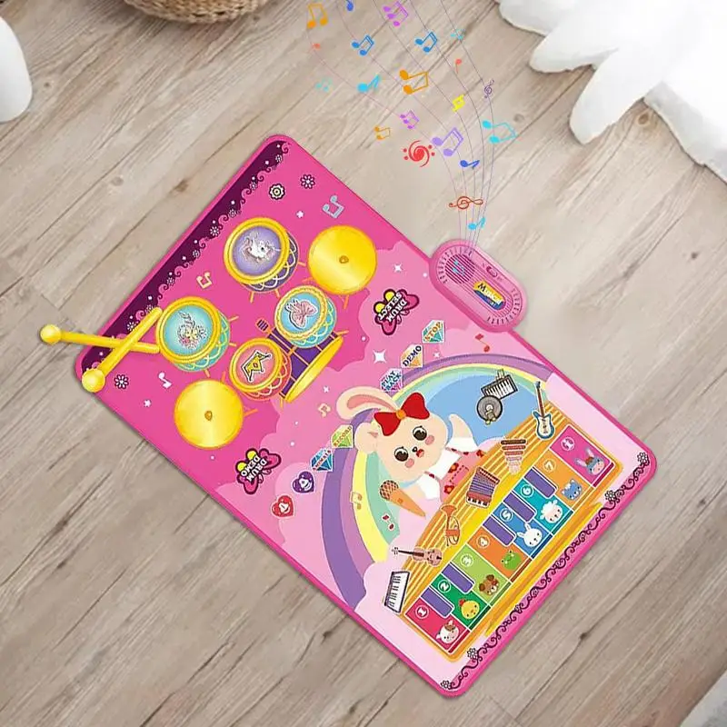 Toddler Musical Mat Educational Musical Piano Play Mat For Boys Creative Funny Musical Instrument For Boys Girls Kids Toddler