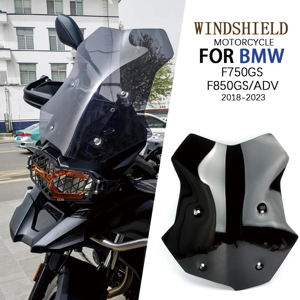 

Touring Windshield For BMW F850GS F750GS Motorcycle Windscreen Heighten Wind Deflector Protector Front Cowl F 850 GS F 750 GS