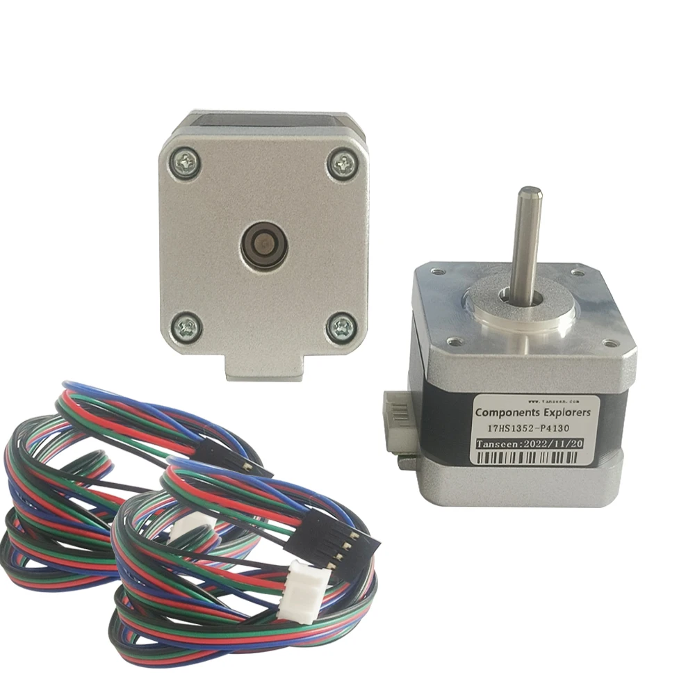 Nema 17 Stepper Motor 17HS1352-P4130 42BYGH33 Motors 1.3A 0.25Nm 1.8 Degree for CNC 3D Printer