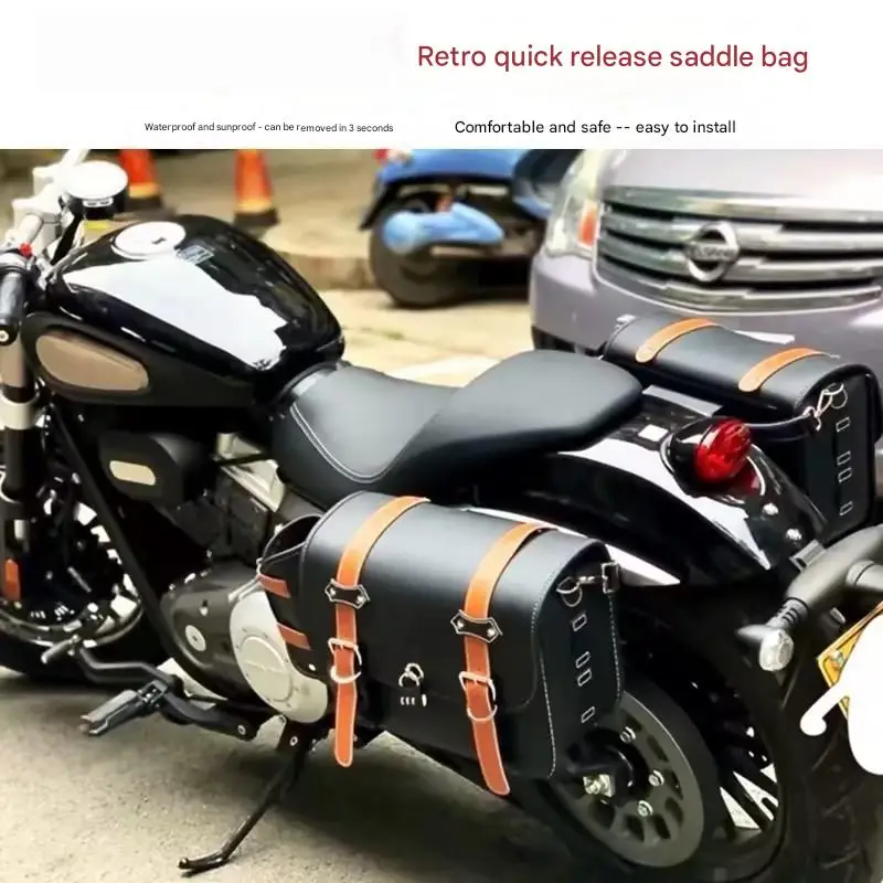 For Keeway V302c BD300 side bag, quick-release side bag, side case