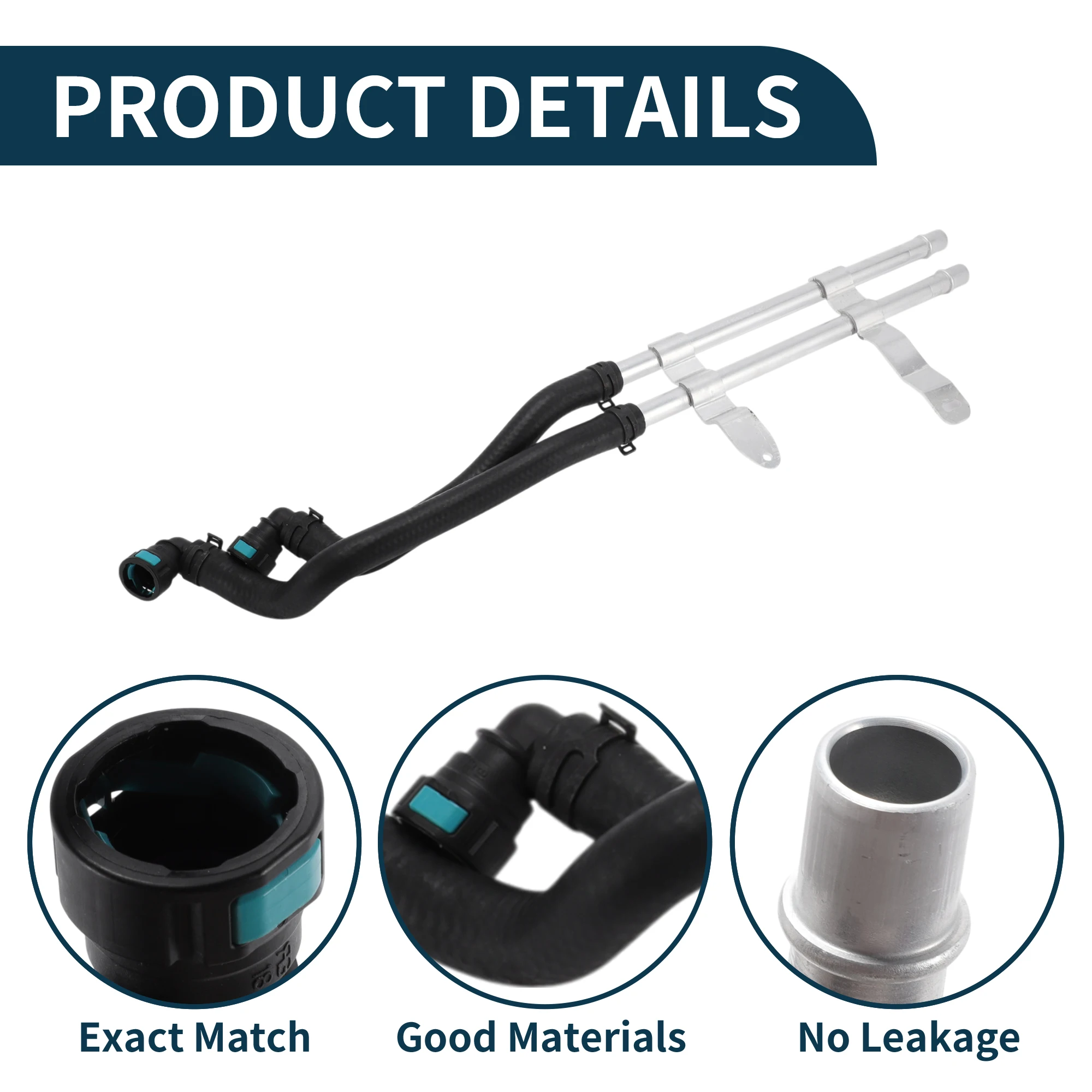 

Шланг радиатора Motoforti, шланг нагревателя No C2D17858 для Jaguar XJ 3,0, бензин 10-19, железная трубка охлаждающей жидкости, серебристый тон